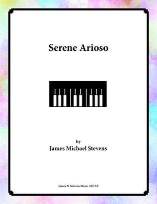 Book cover for Serene Arioso - Piano Solo