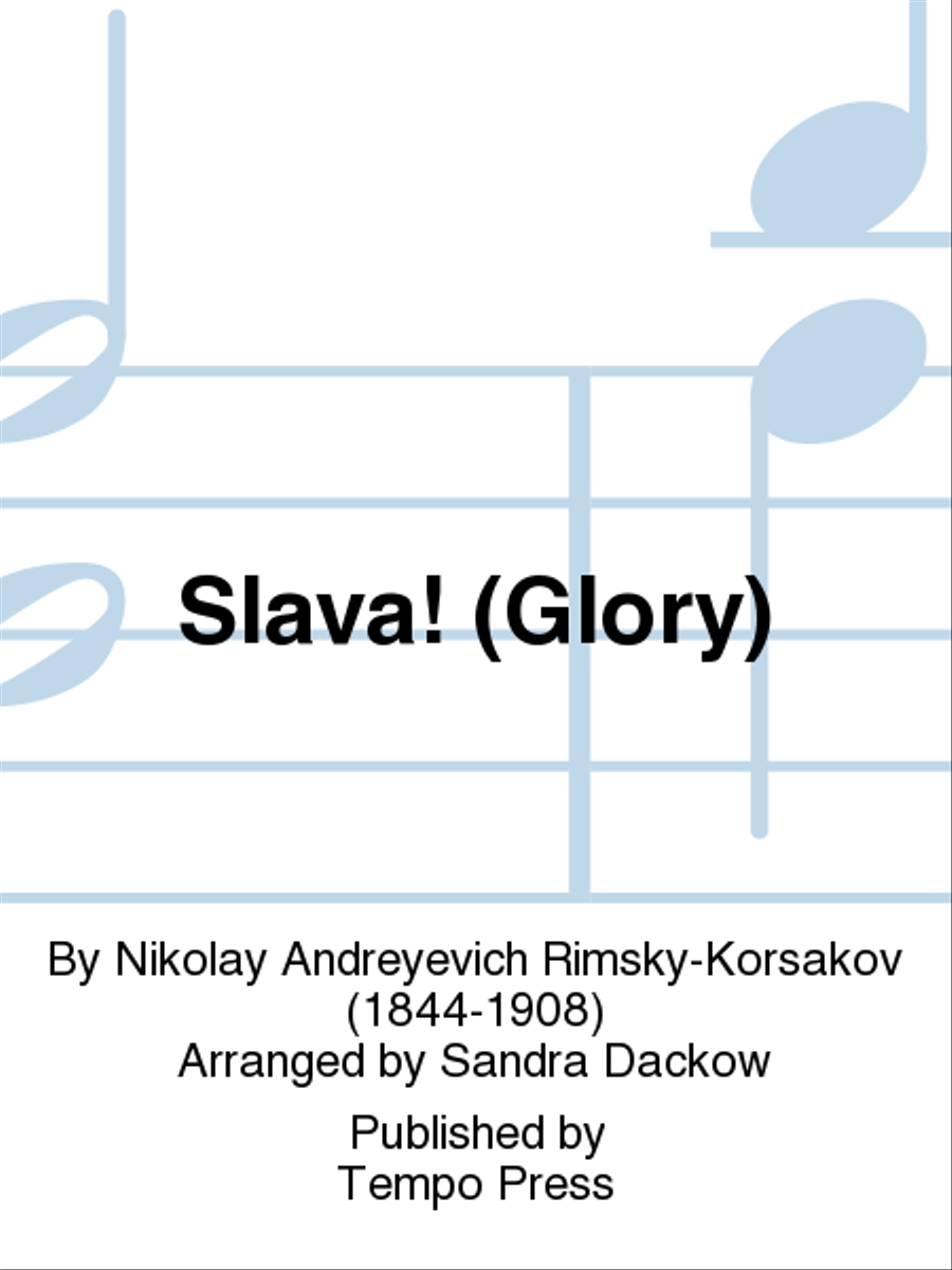 Slava! (Glory) Orchestra scores gallery preview page 1