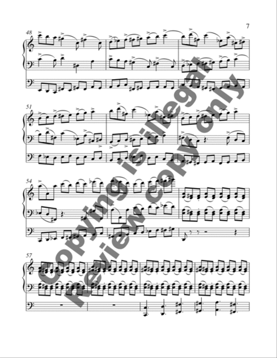 Triptych for Organ and Orchestra: Angelus Organ Solo scores gallery preview page 12