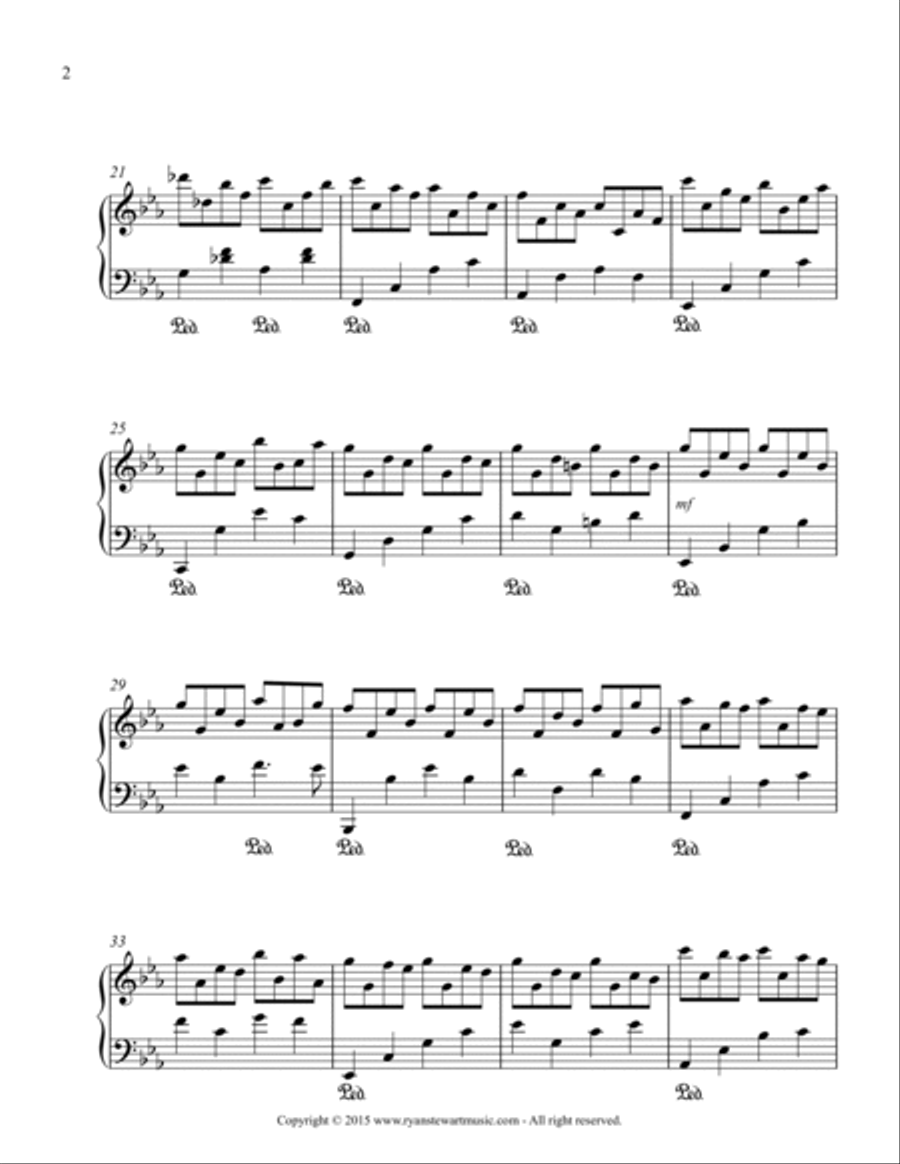 A Beginning (Solo Piano) Piano Solo scores gallery preview page 2