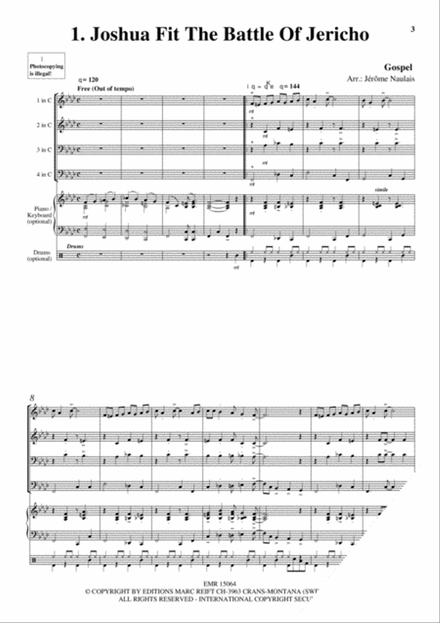 Brass Quartets Vol. 7 Brass Ensemble scores gallery preview page 3