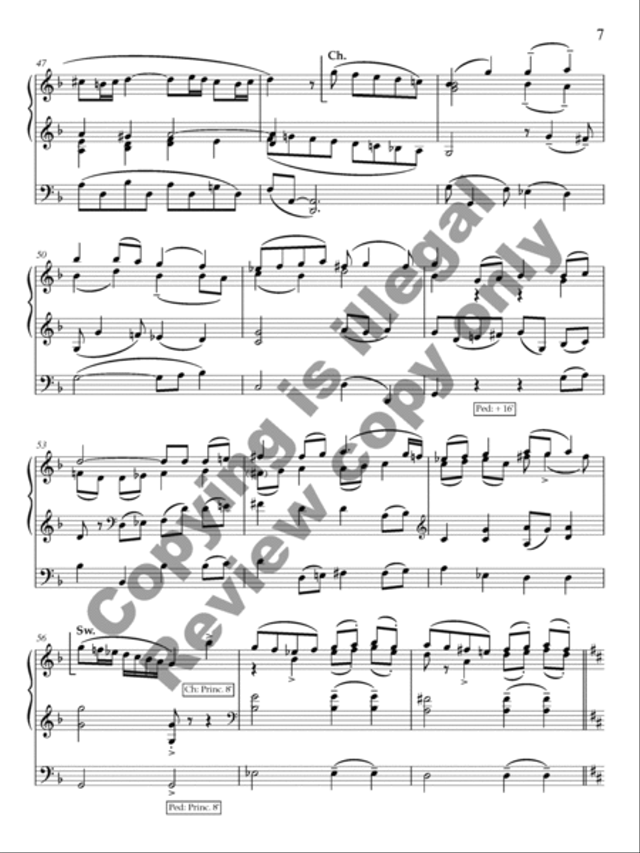 Ancient Airs and Dances, Suite No. 1 Organ Solo scores gallery preview page 28
