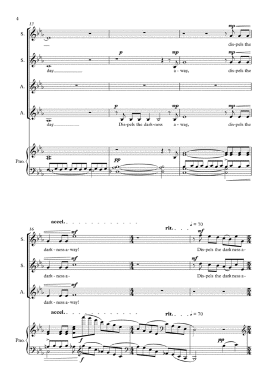 Softly Breaks The Day Softly Breaks The Day SSAA scores gallery preview page 4