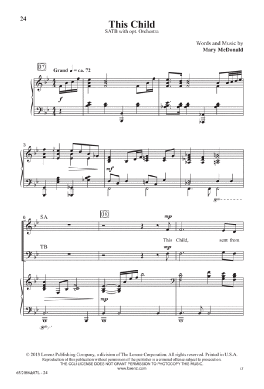 God With Us! - SATB with Performance CD 4-Part scores gallery preview page 8