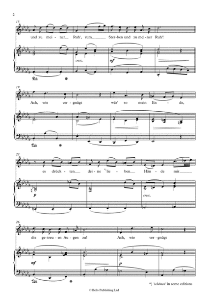 Bist du bei mir, BWV 508 (D-flat Major)