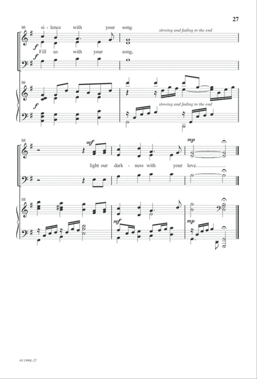 Love's Pure Light 3-Part scores gallery preview page 29