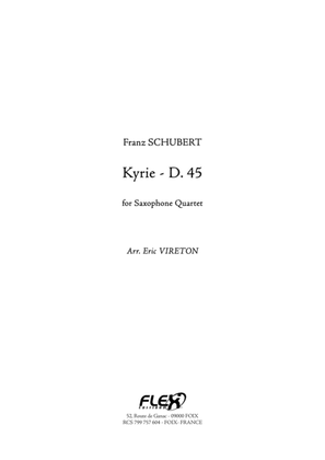 Book cover for Kyrie, D. 45