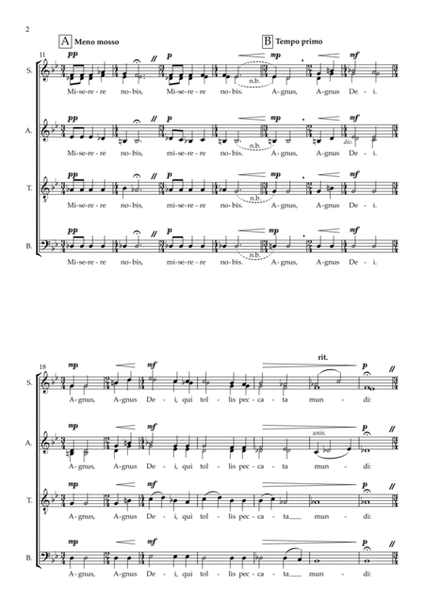 Agnus Dei - Chris Lawry (for SSAATB Choir) image number null