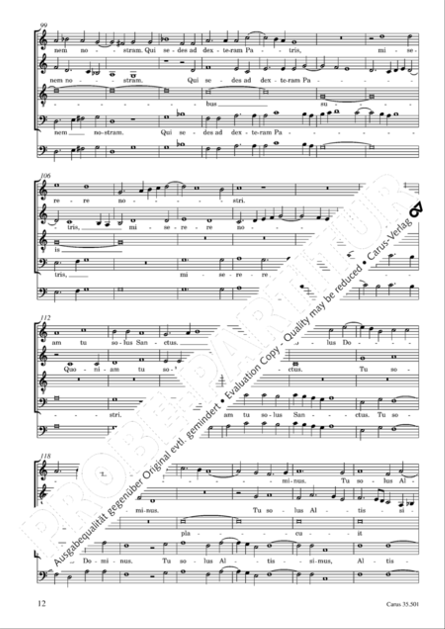 Palestrina: Masses and individual movements Score scores gallery preview page 27