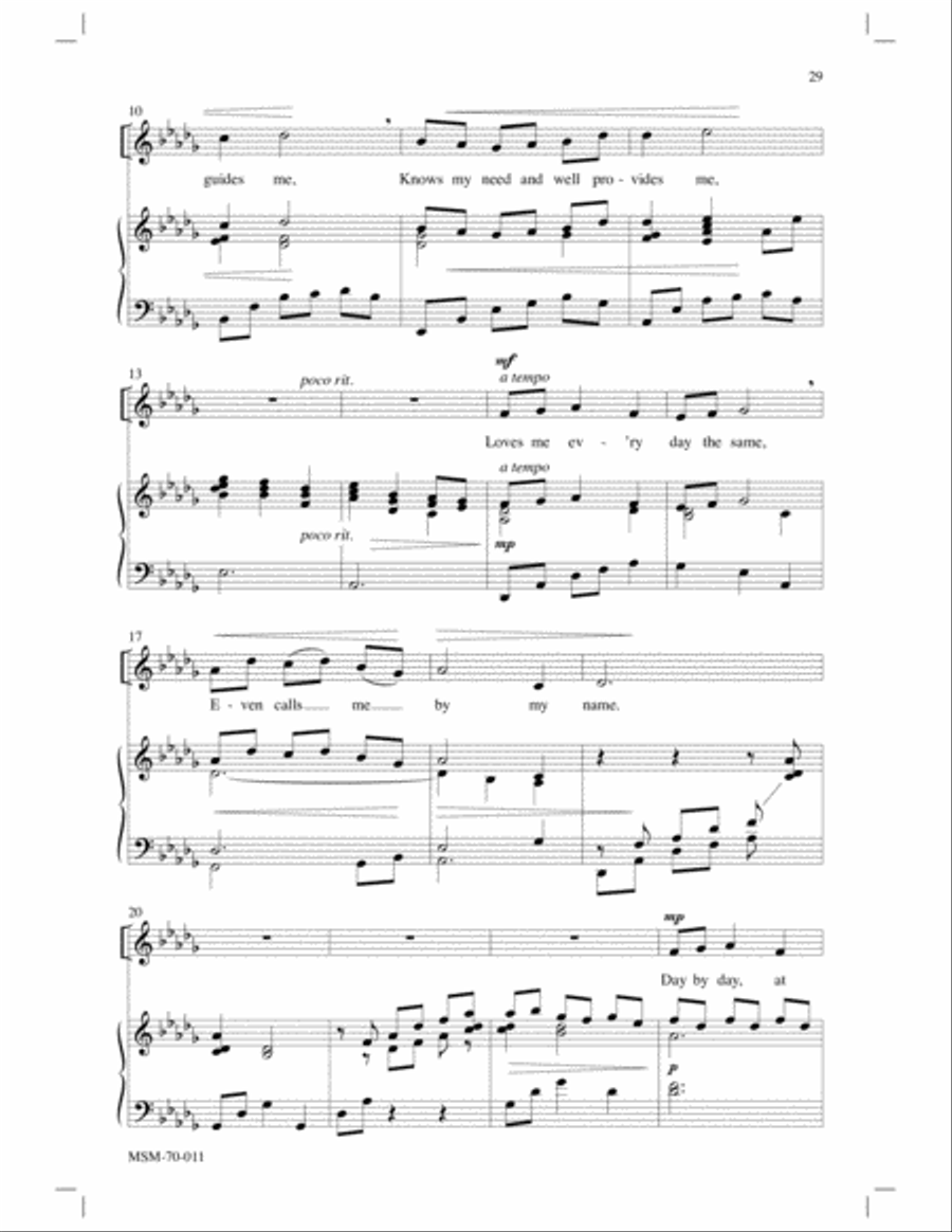 The Good Shepherd (Choral Score) image number null