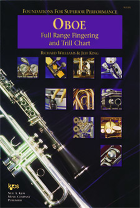 Book cover for Foundations For Superior Performance Full Range Fingering and Trill Chart-Oboe