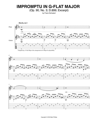 Impromptu in G-Flat Major (Op. 90, No. 3; D.899; Excerpt)