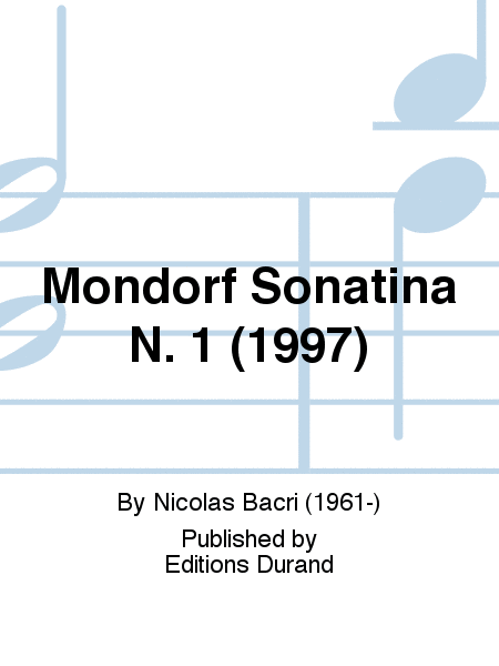 Mondorf Sonatina N. 1 (1997)