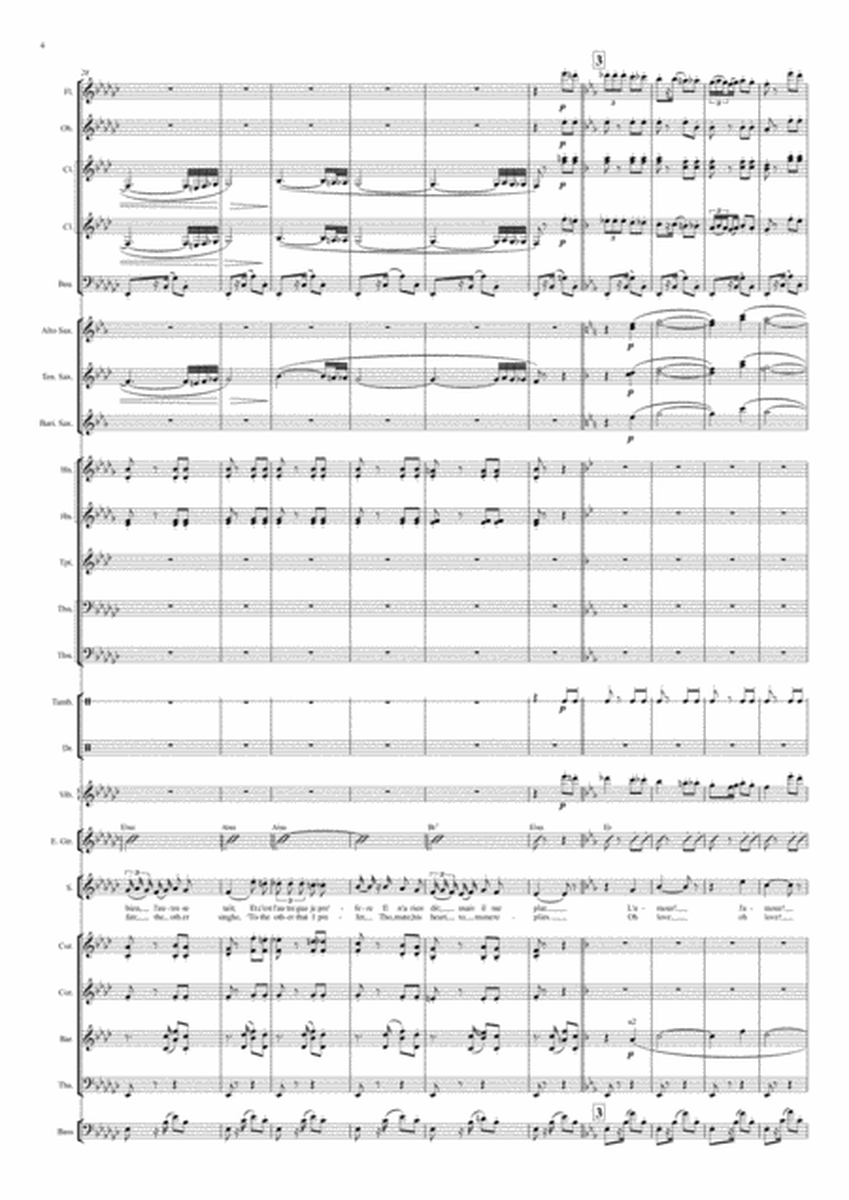 Carmen - Habanera Act I, No.5 FOR VOICE AND WIND BAND image number null