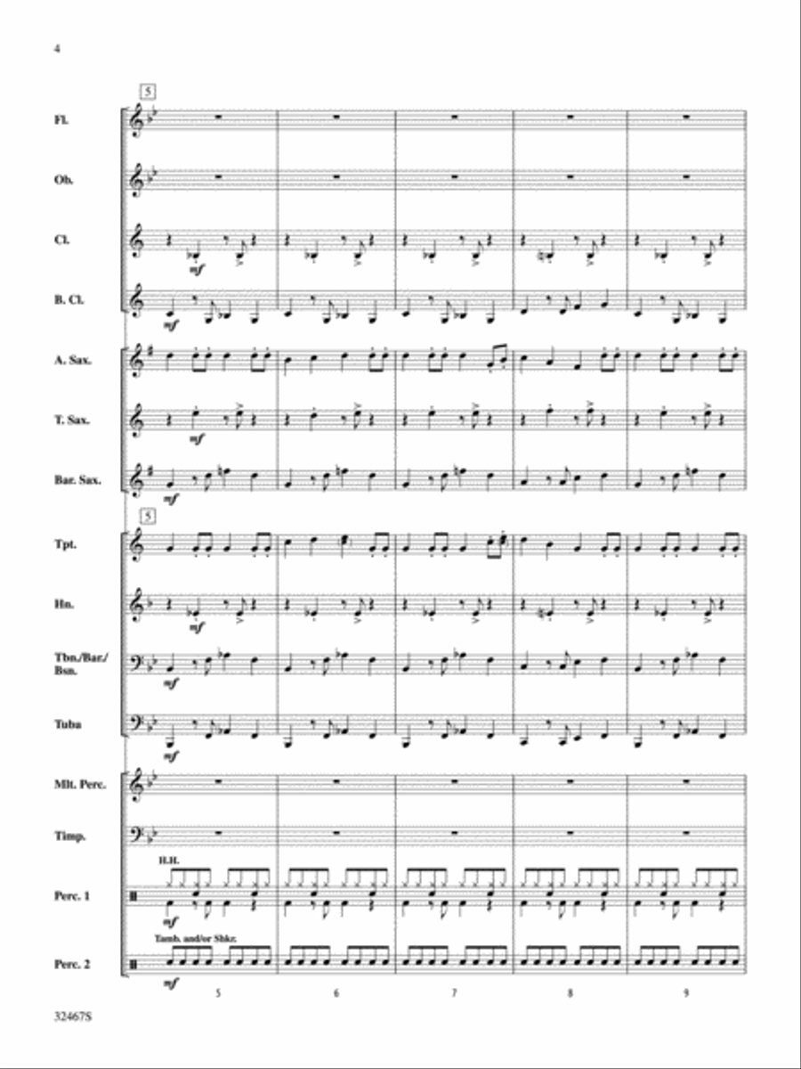 William Told Too Much William Told Too Much Concert Band scores gallery preview page 3