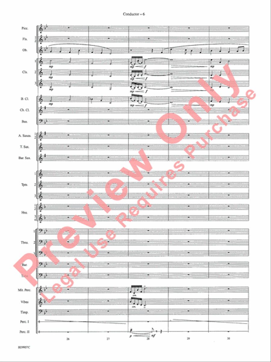 Angels, from the Realms of Glory Concert Band scores gallery preview page 9