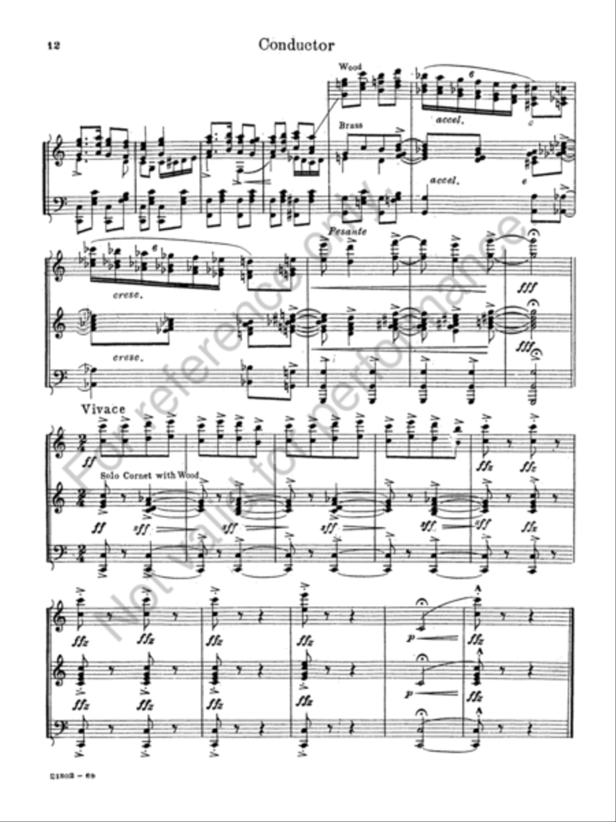 The Evolution of Yankee Doodle Concert Band scores gallery preview page 13