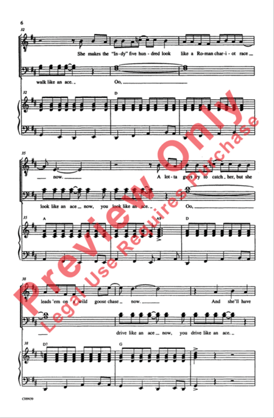 Fun, Fun, Fun Men's Choir scores gallery preview page 6