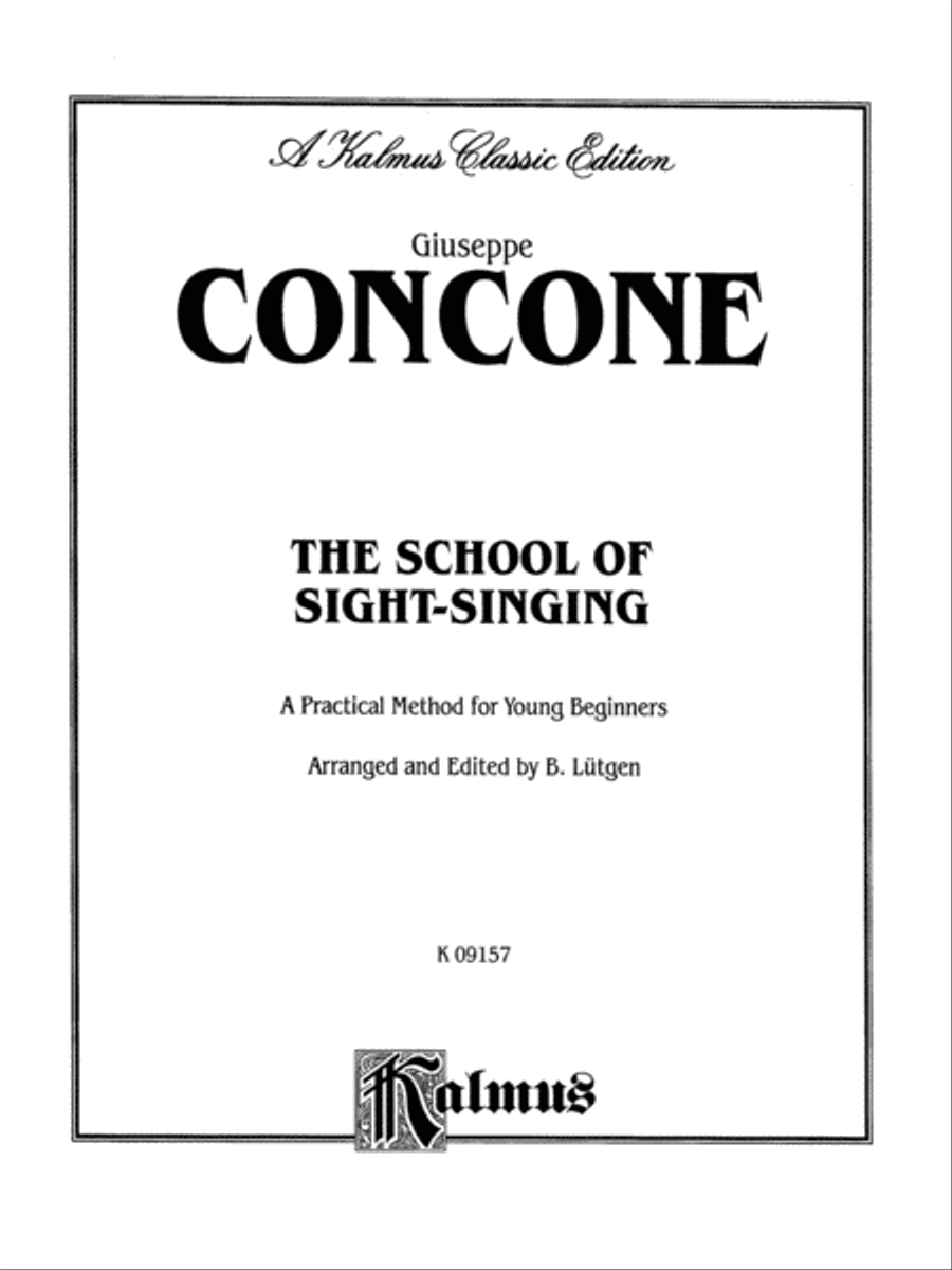 The School of Sight-Singing