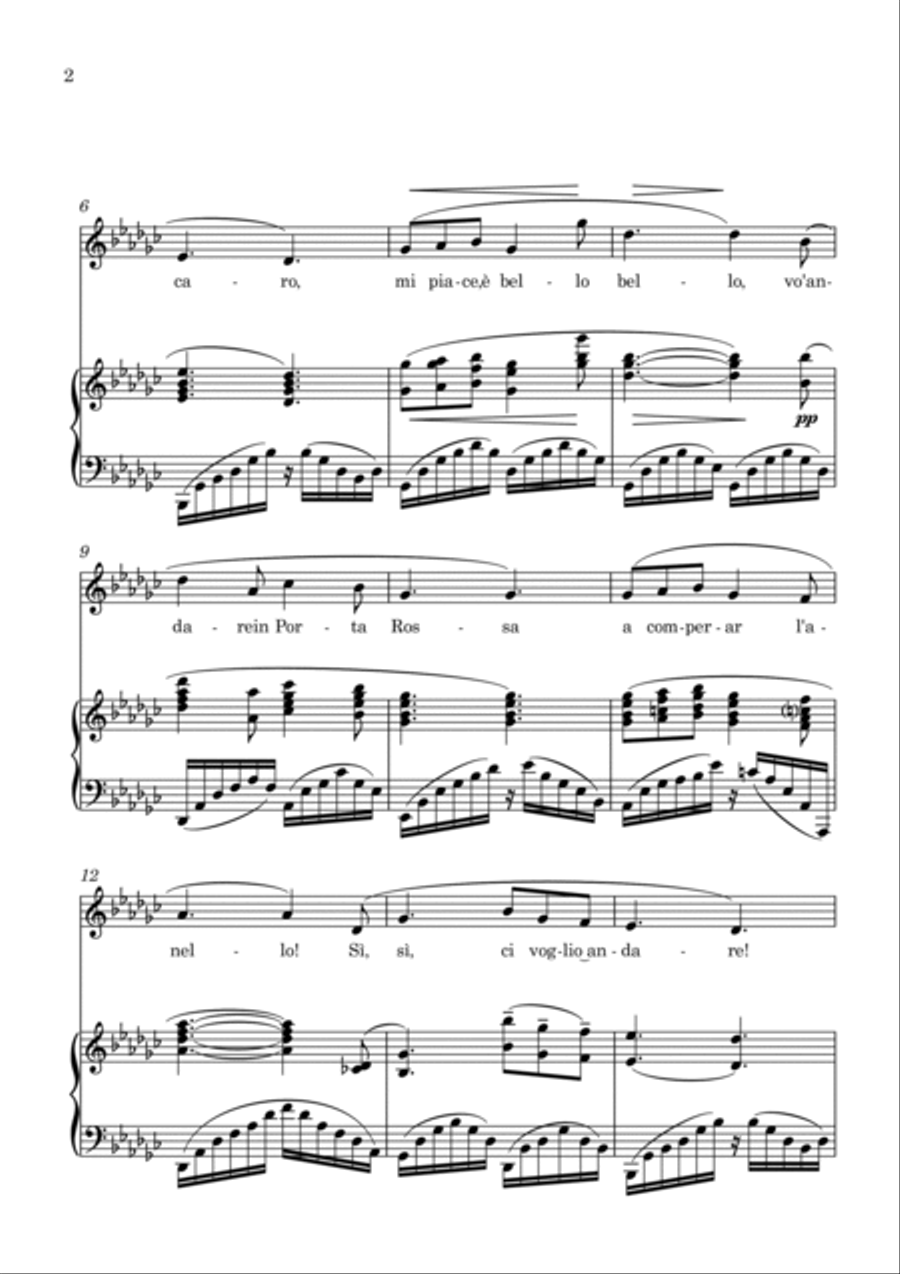 O Mio Babbino Caro O Mio Babbino Caro Voice scores gallery preview page 2