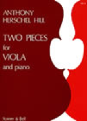 Book cover for Two Pieces for Viola and Piano