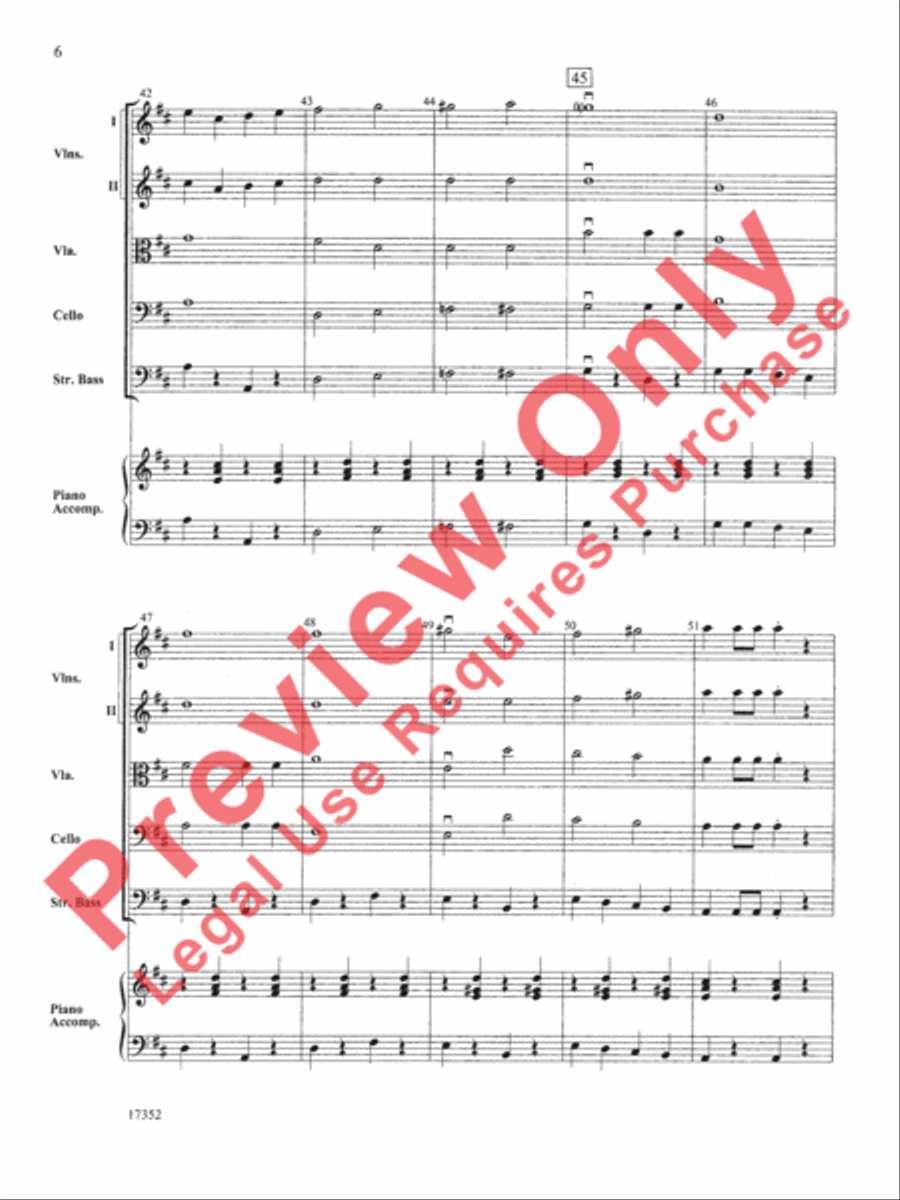 The Crawdad Song String Orchestra scores gallery preview page 7