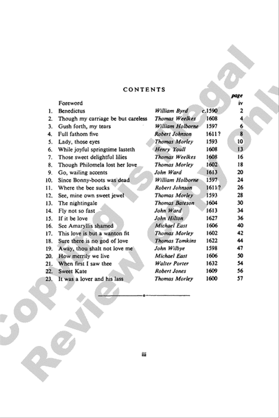Invitation to Madrigals, Book 3 SSA scores gallery preview page 3