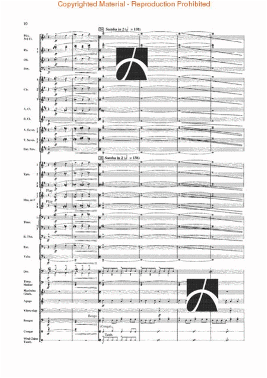 Jungle Fantasy Jungle Fantasy Concert Band scores gallery preview page 7