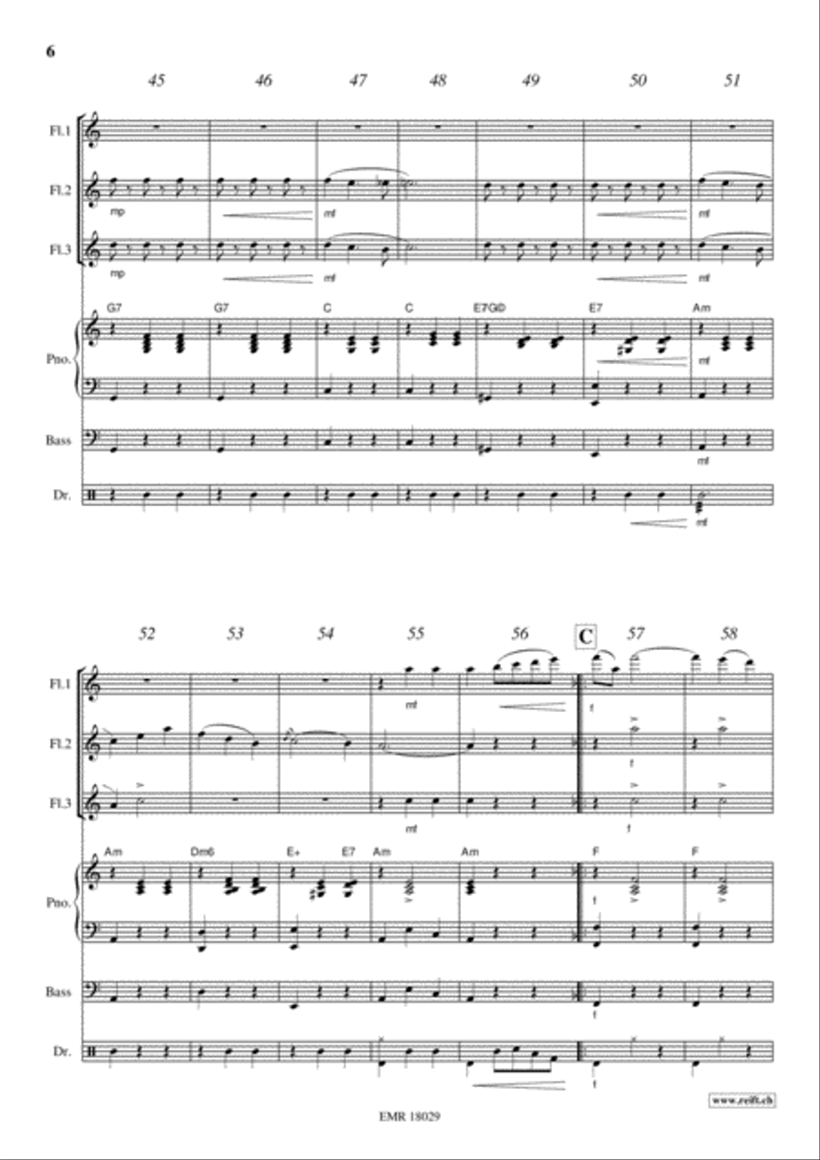 Donauwellen Flute scores gallery preview page 6