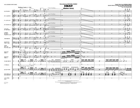 Sway (Quien Sera) - Full Score