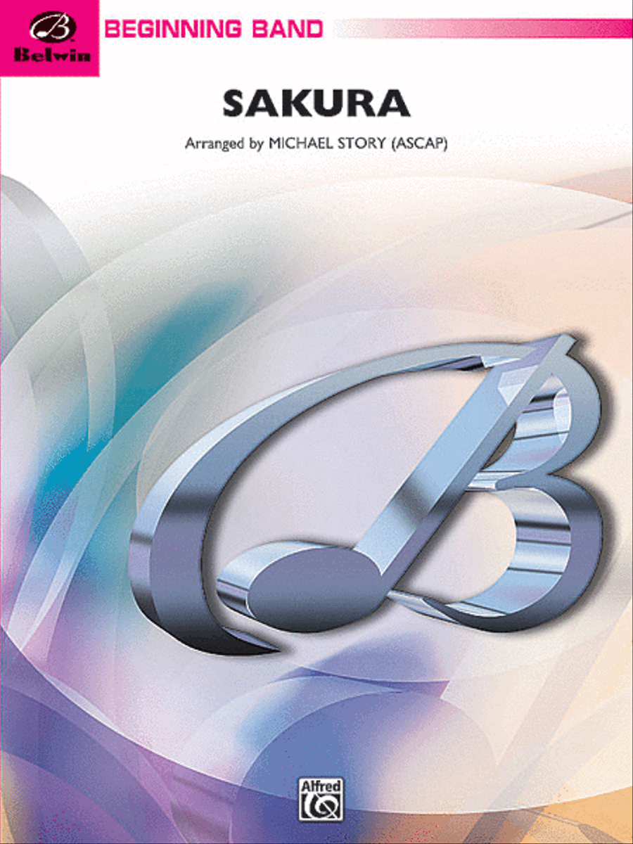 Sakura (Cherry Blossoms) Concert Band scores gallery preview page 1