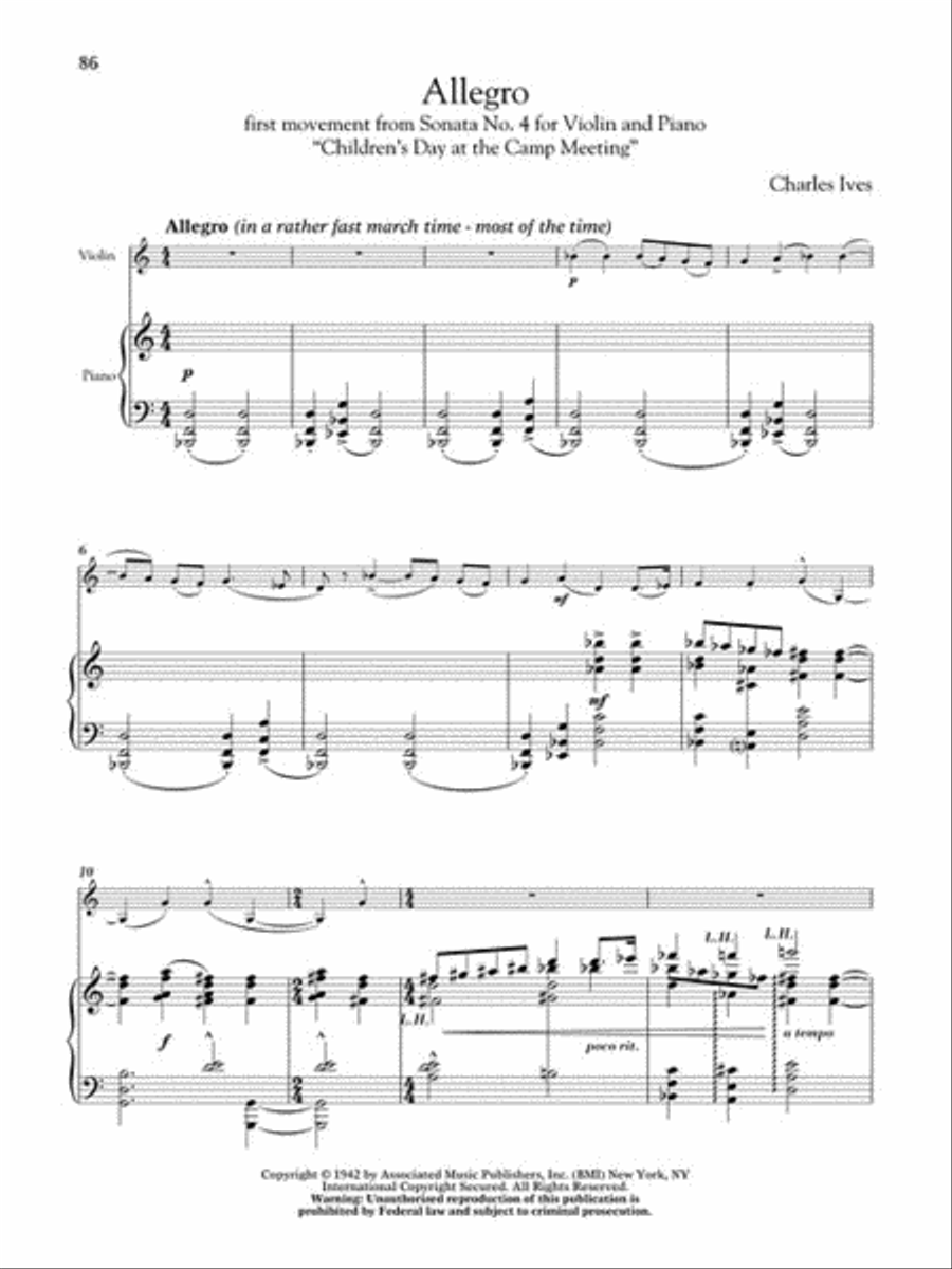 The G. Schirmer Violin Anthology Violin Solo scores gallery preview page 10