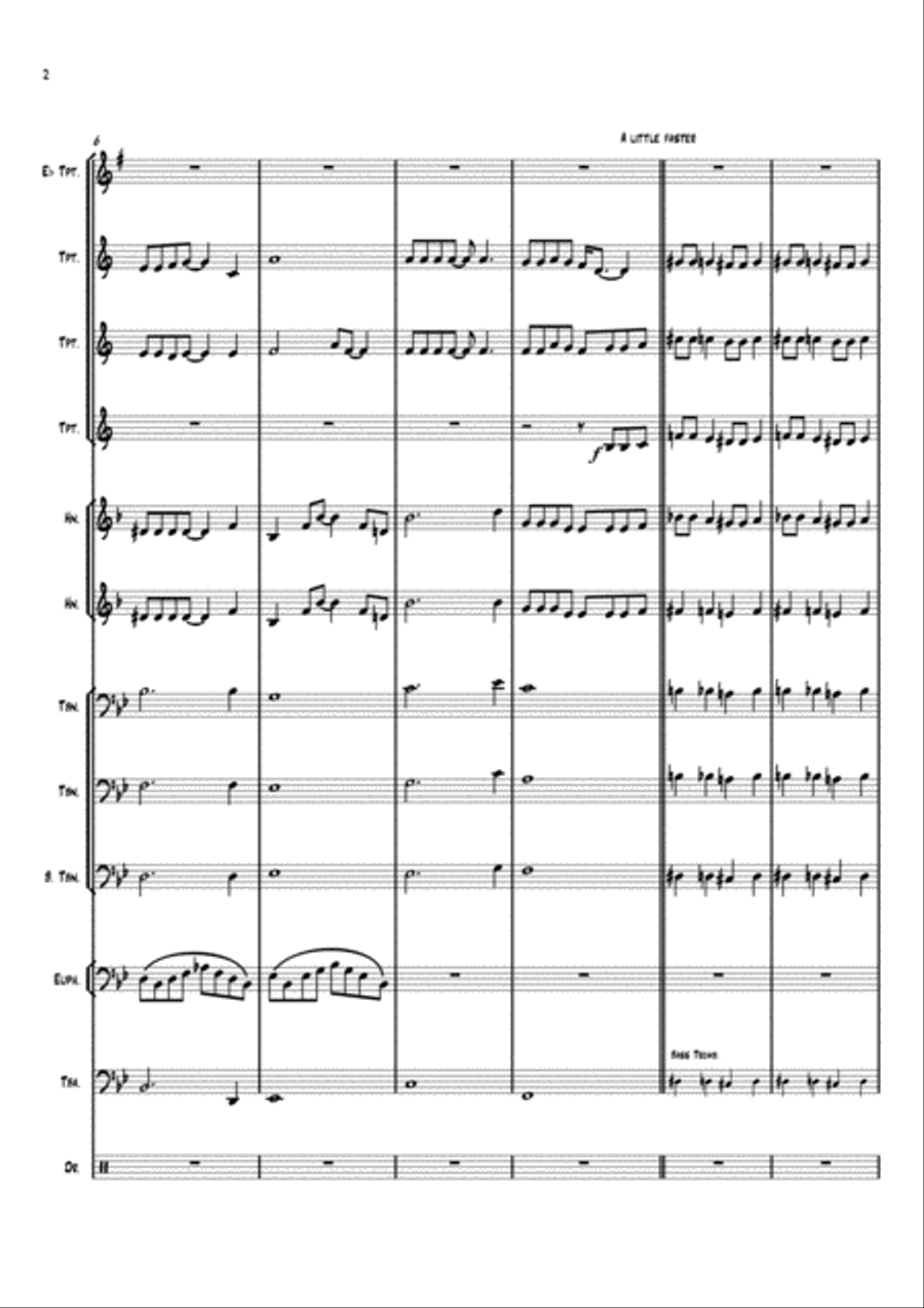 Bohemian Rhapsody Brass Ensemble scores gallery preview page 2