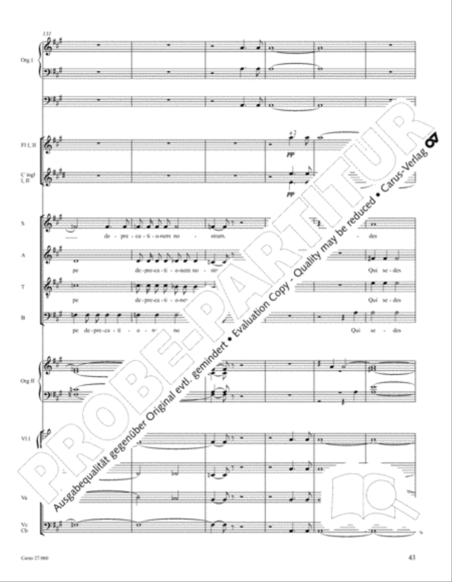 Messe a quatre voix 4-Part scores gallery preview page 54