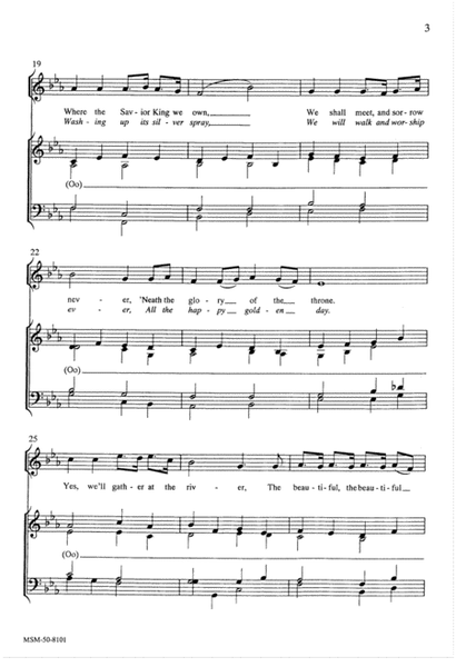 Shall We Gather at the River (Downloadable Choral Score)