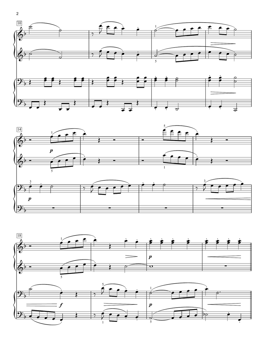 Heart And Soul (arr. Phillip Keveren) Piano Duet scores gallery preview page 2