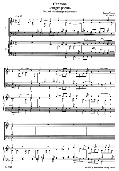 Doppelchorige Canzonen altitalienischer Meister for Brass (Trombone Choir)
