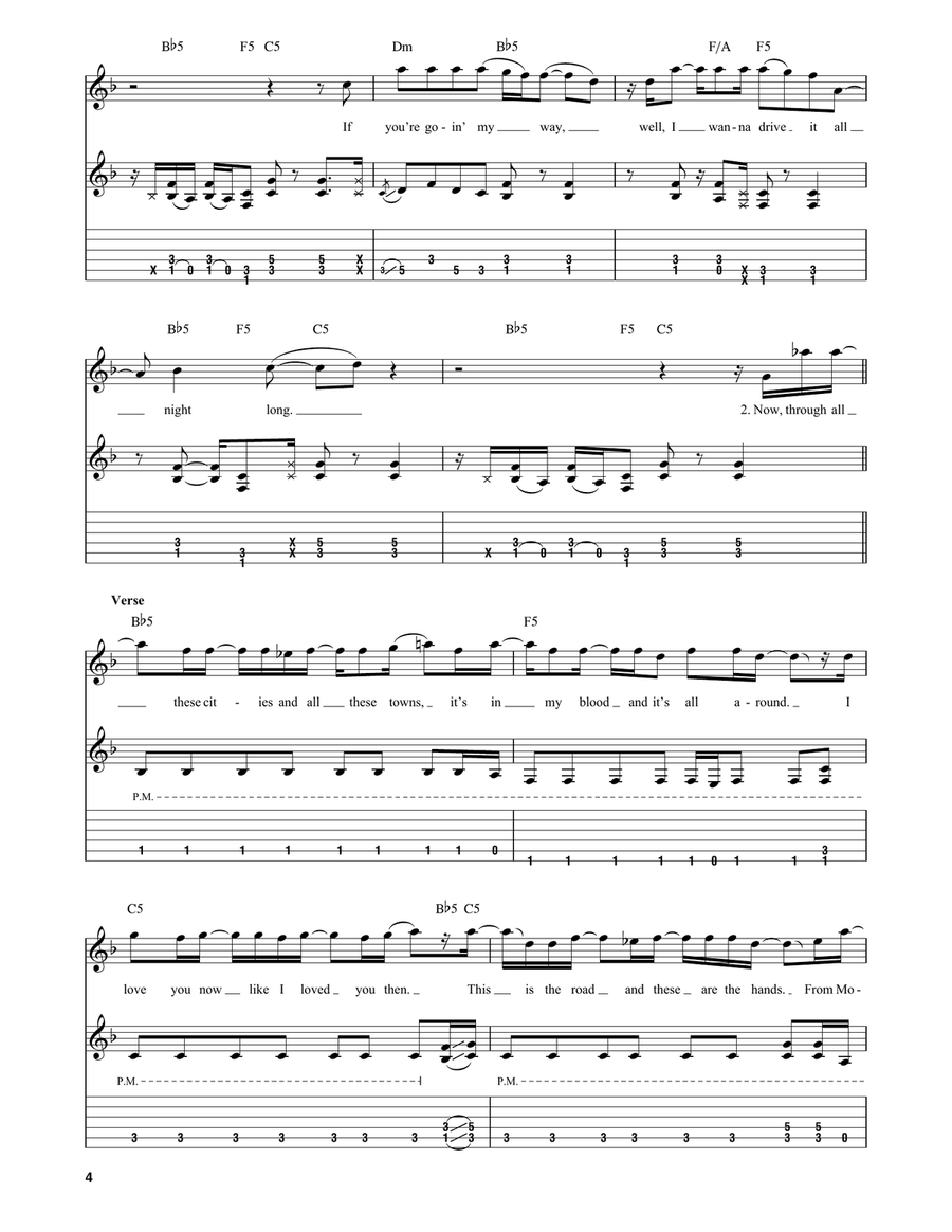 Life Is A Highway (from Cars) Acoustic Guitar scores gallery preview page 4