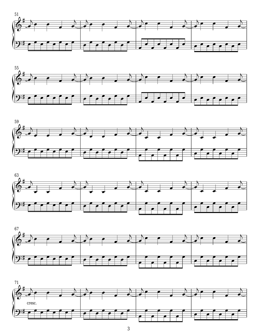 Brothers Brothers Piano Solo scores gallery preview page 3