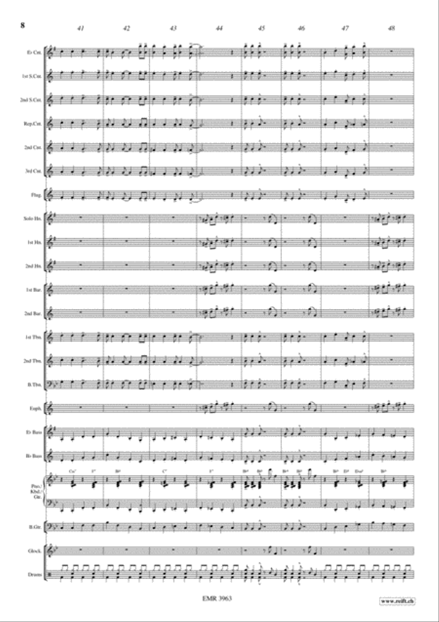 Swinging Santa Claus Brass Band scores gallery preview page 9