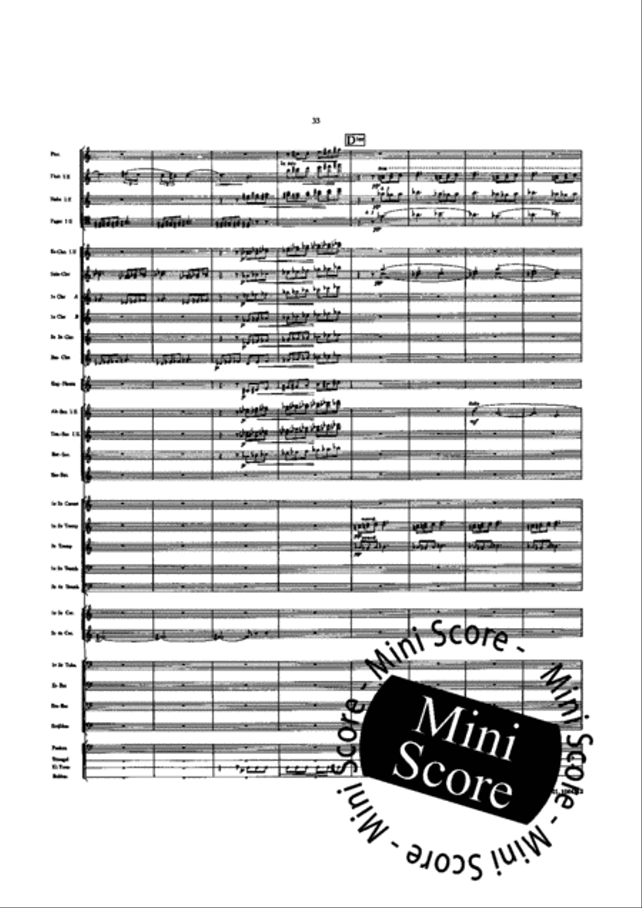 Symphonie pour Orchestre d'Harmonie Concert Band scores gallery preview page 39
