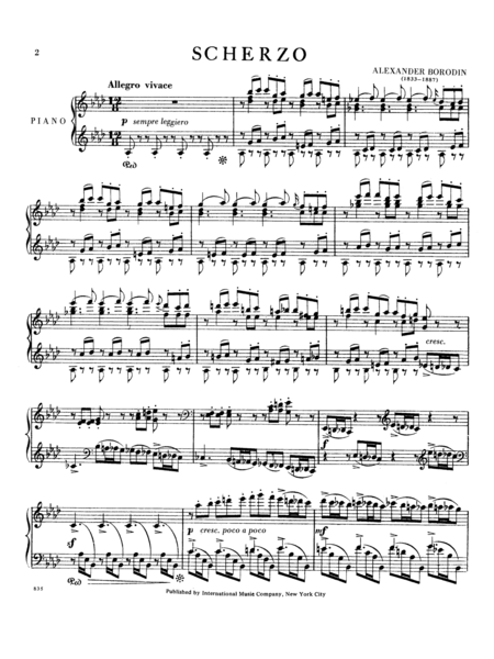 Scherzo In A Flat Major