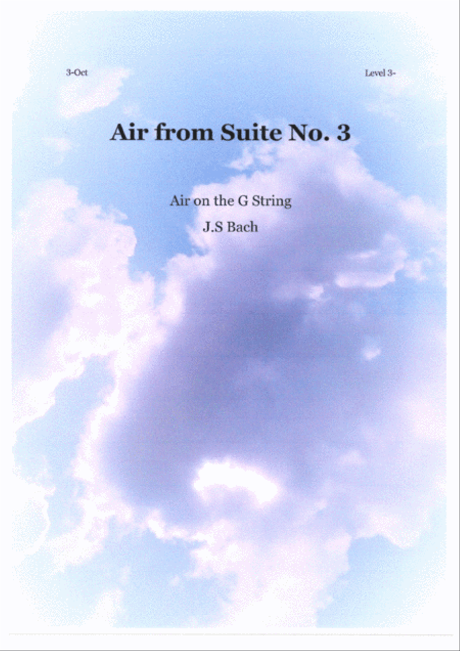 Air on the G String Handbell Choir scores gallery preview page 1