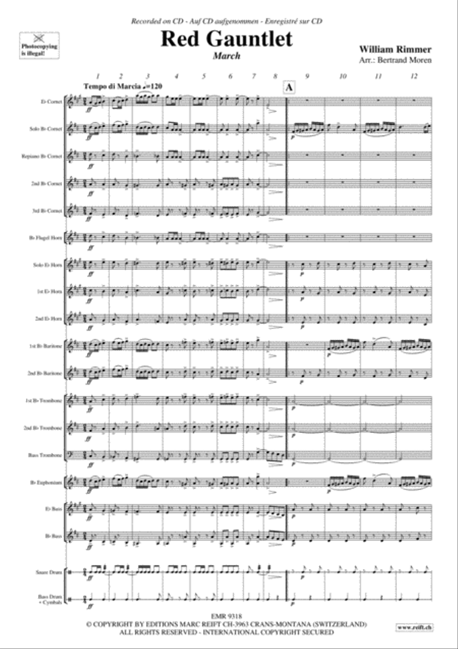 Red Gauntlet Red Gauntlet Brass Band scores gallery preview page 4