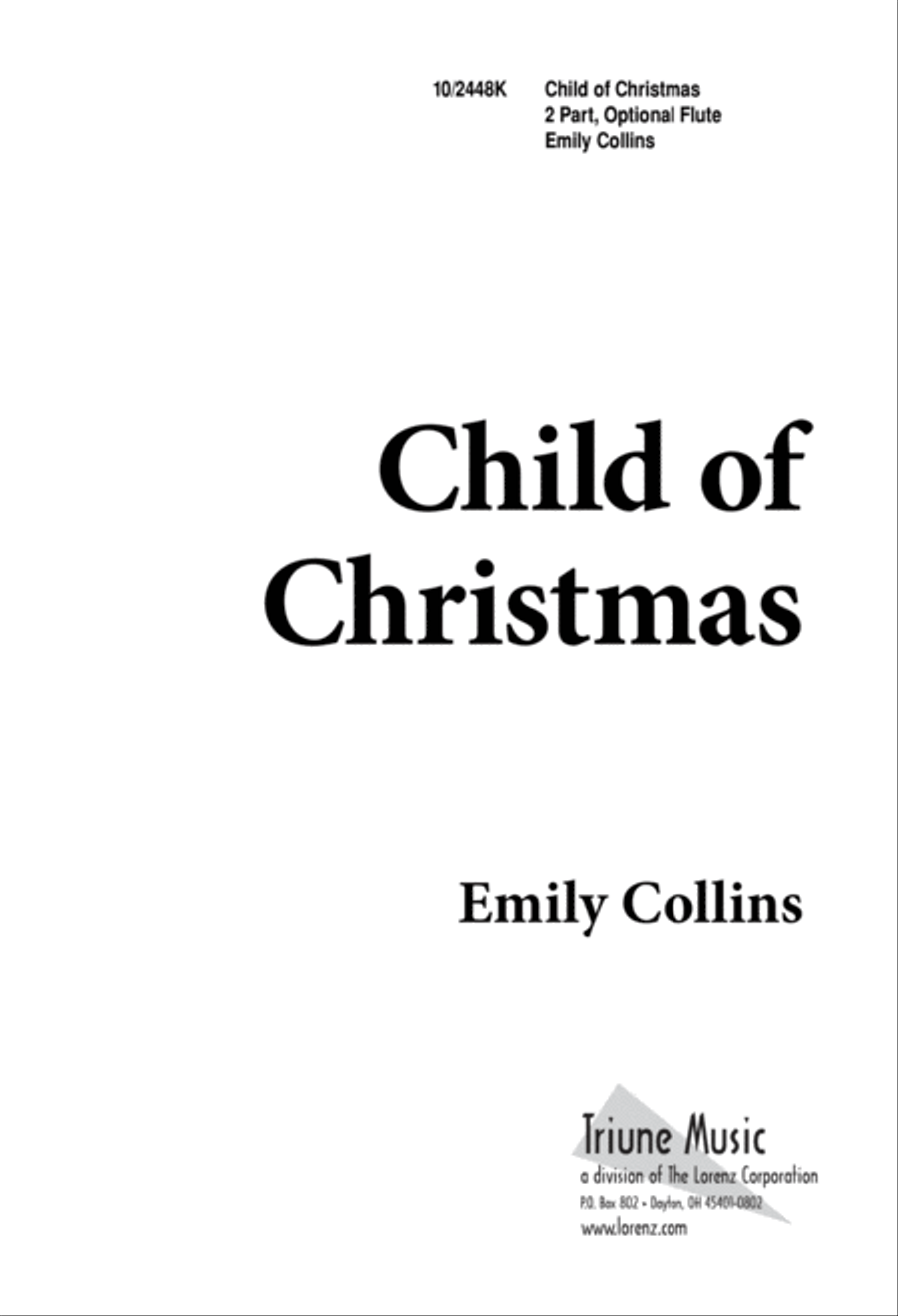 Child of Christmas Child of Christmas 2-Part scores gallery preview page 1