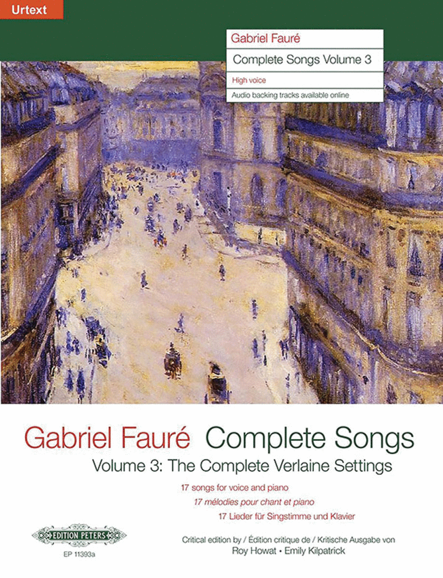 Complete Songs Volume 3: The Complete Verlaine Settings