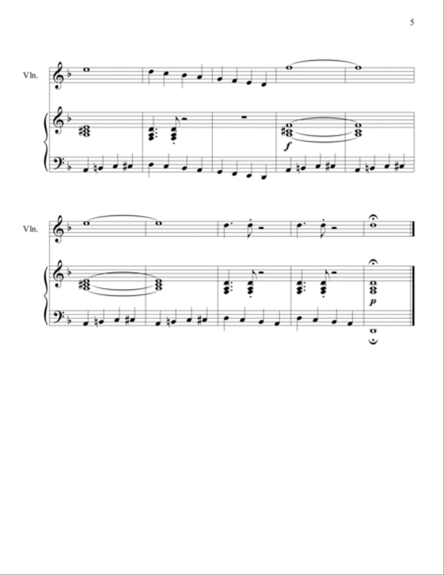 Jazz Duets for Piano and Violin String Duet scores gallery preview page 5