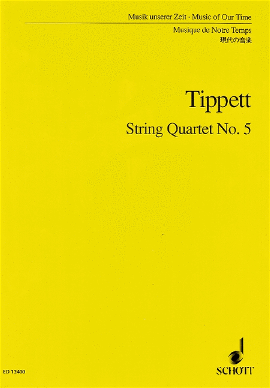 String Quartet No. 5 String Quartet No. 5 String Quartet scores gallery preview page 1