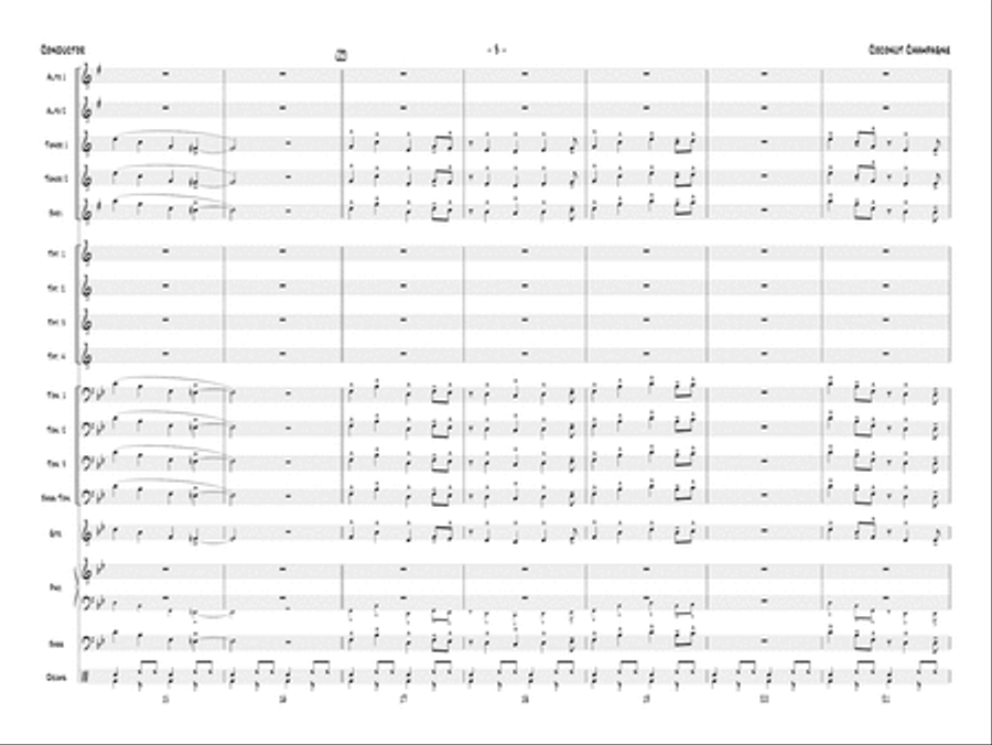 Coconut Champagne: Score Jazz Ensemble scores gallery preview page 5