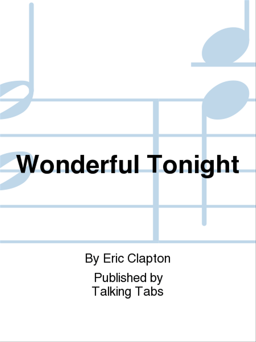 Wonderful Tonight Guitar scores gallery preview page 1